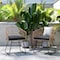 Flash Furniture Natural Rattan Rope Chairs & Black Cushions, PK 2 TW-VN015-15-NAT-GG - alternate 1